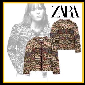 NWT Bloggers Favorite ZARA Jacquard Jacket